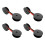 4Pcs GR4 Typewriter Ribbon Typewriter Ribbon Twin Spool Replacement for Olivetti Lettera Typewriter (Black & Red) 1