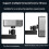 Foldable Projector Wall Mount Universal Adjustable Ceiling Wall Projector Mount Stand Projectors Bracket Support 7