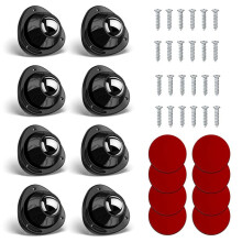 Furniture Small Rubber Feet-Swivel Casters for Electrical Appliances Mop Buckets Table Legs Flower Pots 8PCS
