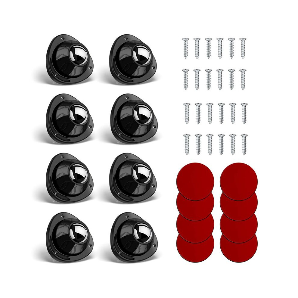 Furniture Small Rubber Feet-Swivel Casters For Electrical Appliances Mop Buckets Table Legs Flower Pots 8Pcs 6033533271610