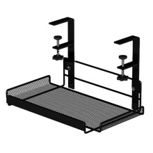 Under Desk Cable Management Tray, Workstation Storage, Metal Cable Tray Basket,Standing Desk for Office and Home Style 2