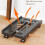 Adjustable Mobile CPU Stand, Ventilated Computer Tower Stand PC Tower Stand with 4 Caster Wheels, Under Desk Holder 2