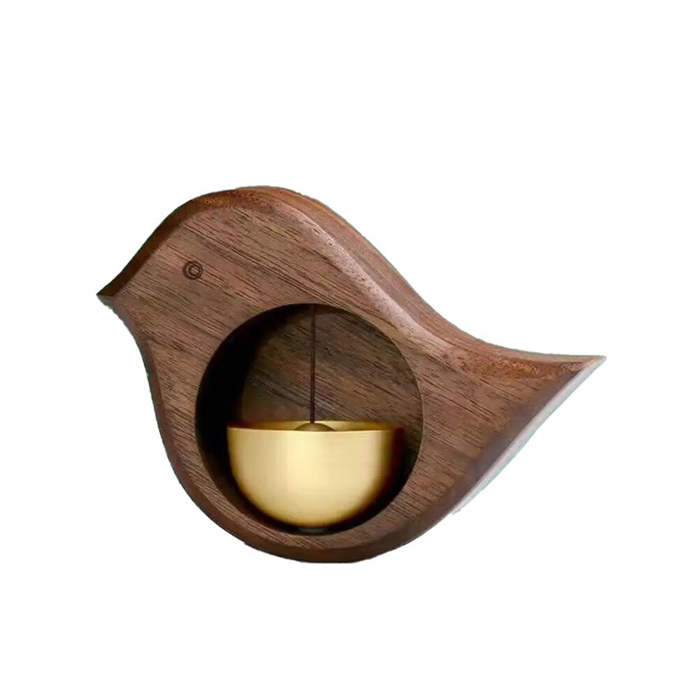 Door Opening Reminder Bell, Wooden Door Bell, Door Opening Outdoor Wind Chime, Home Decoration Gifts 6031015897105