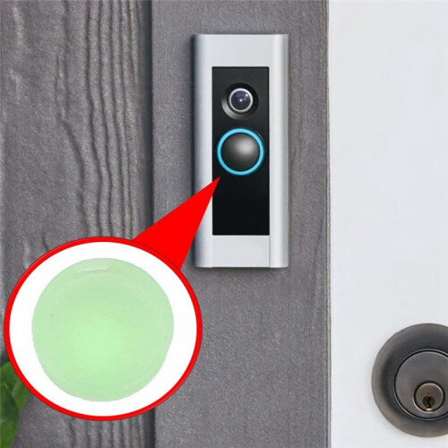 Doorbell Button Replacement,Doorbell Buttons Replacement,4pcs Video Doorbell Buttons,Repair Split Cracked Broken Button 2