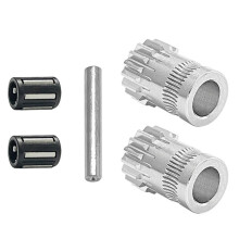 Dubbele Aandrijftandwiel Gehard Staal Upgrade Feed Tandwiel Extruder Kit voor BMG 3D-Printeronderdelen Gehard Staal