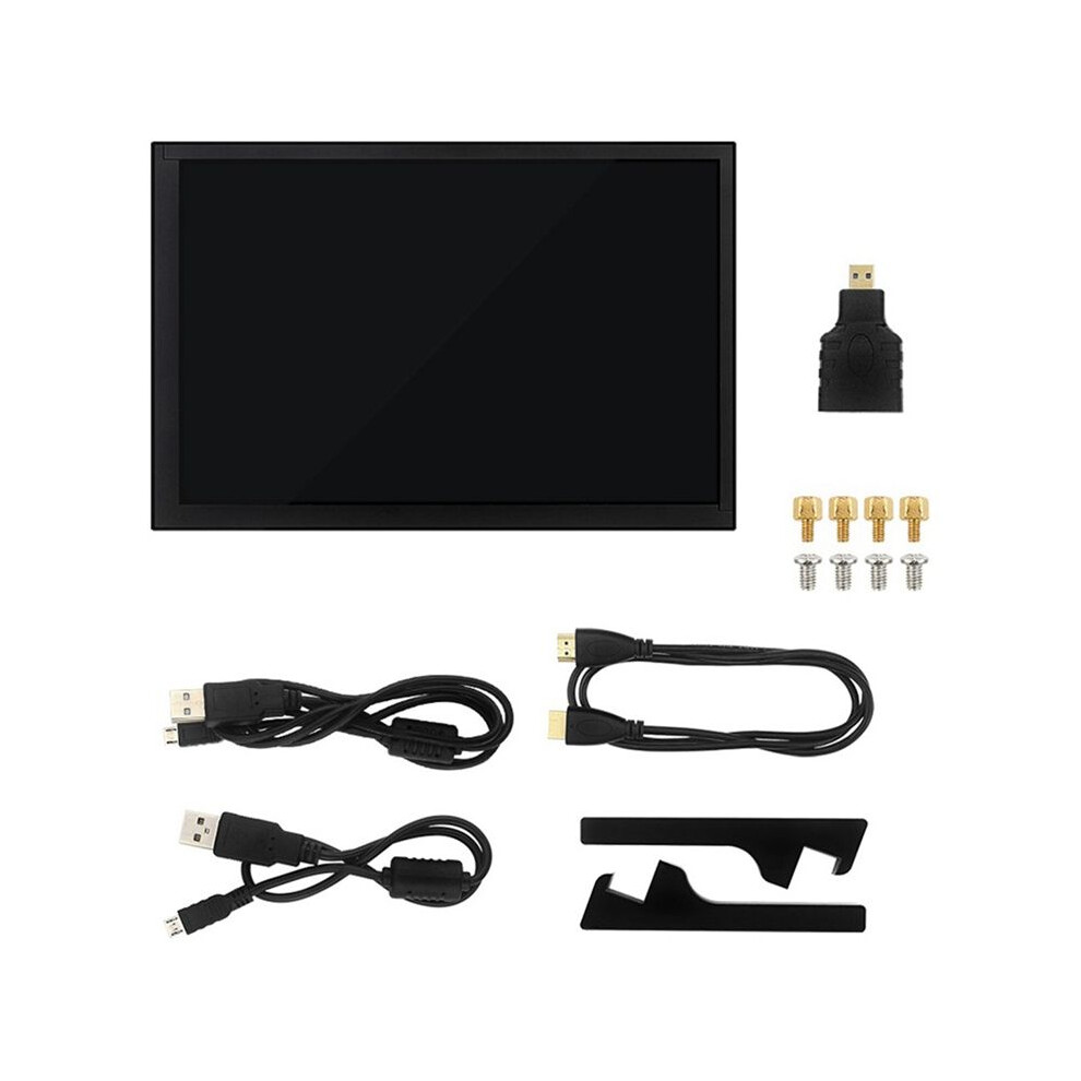 10.1 Inch Touchscreen Monitor With Case For Raspberry Pi 5/4B/3B Ips 1280X800 Compatible With Various Devices And For Os 4713746210331