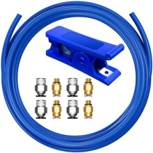 Bowden-Schlauchsatz, PTFE-Schlauch für 1,75 mm Filament, mit PC4-M10- und PC4-M6-Anschlüssen, Cutter B