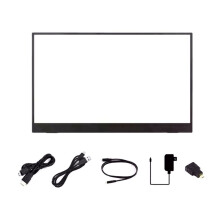 15.6Inch Touch Screen LCD Portable Type-C/MiniHDMI-Compatible Interface IPS Display for Raspberry Pi 5, Mobile Phone EU