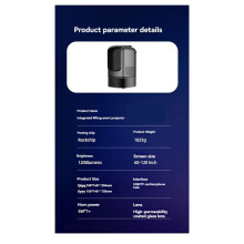 -Kompatibler Projektor Android 11 4K 1920x1080P TS-1 Dual Wifi 260ANSI BT5.0 Cinema Outdoor-Projektor TS-1 EU-Stecker