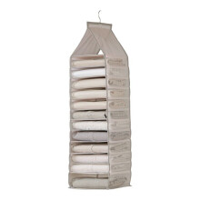 Mesh Clothing Storage Hanging Bag Household Hanging Wardrobe Storage Hanging Bag Clothes and Pants Storage Artifact