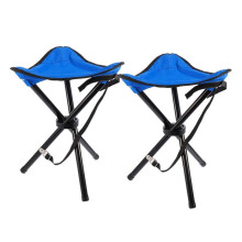 Portable Folding Camping Stool, Tripod , Folding Camping Chair, Outdoor Travel Medium Chair for Picnic Garden Lawn