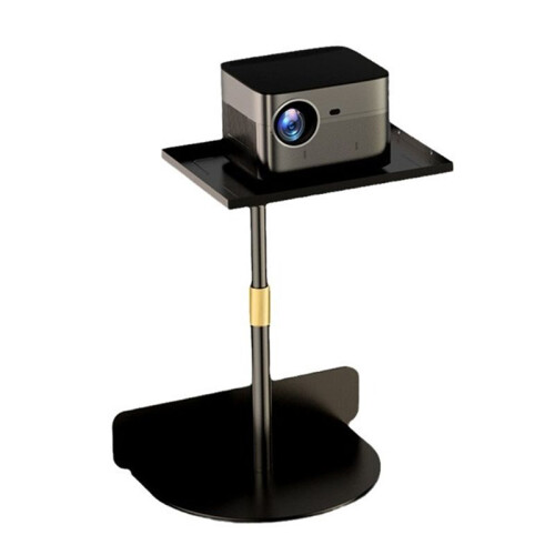 Adjustable Projector Stand Multi-Angle Support Bracket for Projectors & Soundbox,for Home & Office Use Tray Black