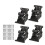 4 Pack Folding Brackets, Self-Lock Hinge with Screws for Folding Table Legs, Lock Extension Support Bracket Bed Legs 1