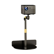 Adjustable Projector Stand Multi-Angle Support Bracket for Projectors & Soundbox,for Home & Office Use Tripod Black