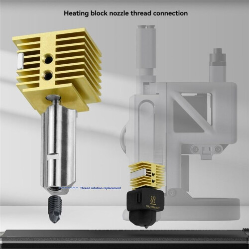 For  A1/A1  Hot End Upgrade - Quick Nozzle Replacement, for 3D Printer Parts 0.8mm 2