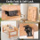 4 Pack Folding Brackets, Self-Lock Hinge with Screws for Folding Table Legs, Lock Extension Support Bracket Bed Legs 3