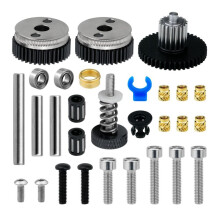 Piezas de Impresora 3D de Acero Endurecido para Extrusor HGX, Extrusor de Nailon y Juego de Engranajes de Alta Calidad
