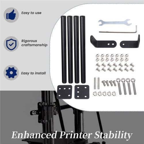3D Printer Upgrade Kit for  -3 Series, Supporting Pull Rod Set, Enhances Stability and Printing Precision 2