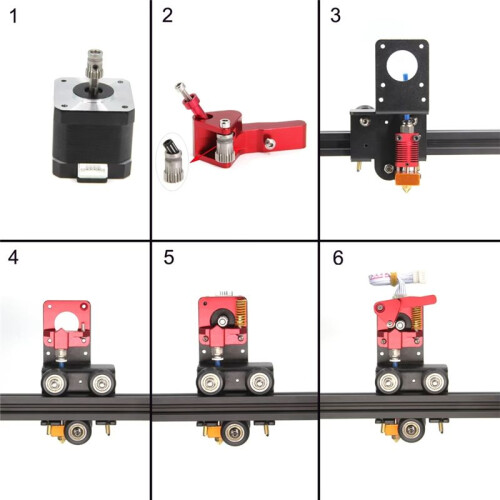 Direct Drive Kit Conversion Bracket for  3/V2 CR10 Compatible with Dual Drive Extruder Extruder Motor Kit 2
