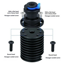 For E3D Revo Ceramic Hotend Kit V6 Radiator Brass Nozzle Ceramic Heating Core for E3D Revo 3D Printer Parts Paketa A