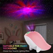 Projector Bedroom Bedside Lamps,Projector Moon Lamp Night Light for Kids Ceiling Starry Sky-Projection Lamp