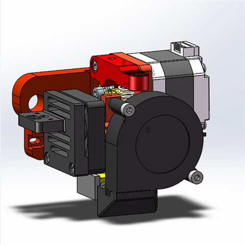 Extruder Direct Drive Upgrade Kit with Linear Rail Slide Kit X Axis Linear Guide Kit with Backplane Bracket B 1