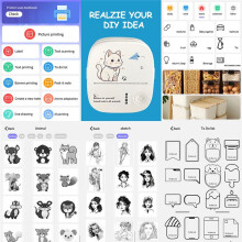 Portable Thermal Error Printer Pocket Home Printer Wireless Thermarote Printers Sticker Printer
