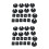 20 Sets 45mm Base Dia Adjustable Leveling Foot 25mmx25mm Square Tube Insert Kit 1