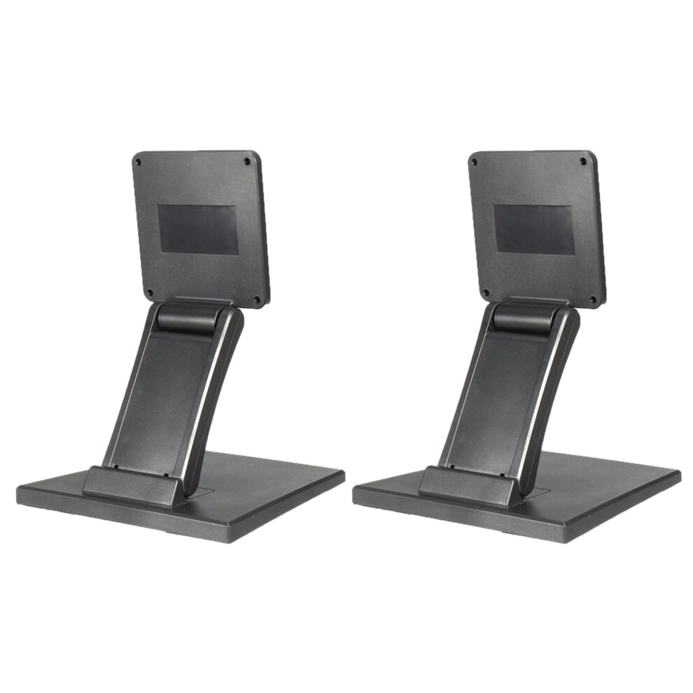 2X Tilt Mounted Fold Monitor Holder Vesa 10Inch-27Inch Lcd Display Press Screen Stand 4712193396971