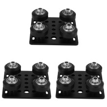 3X 3D Printer Accessories European Standard 2020 Aluminum Profile Pulley V-Slot Build Gantry Plate