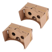 2X 6 Inch DIY 3D VR Virtual Reality Glasses Hardboard for  Cardboard