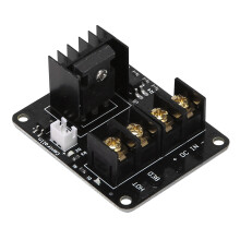 2X 3D Printer Hotbed MOSFET Expansion Module Inc 2Pin Lead Anet A8 A6 A2 Compatible Black