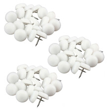 120pcs 20mm Feet Pad Skid Glide Nail Protector Furniture Chair Table Leg