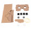 2X 6 Inch DIY 3D VR Virtual Reality Glasses Hardboard for  Cardboard 5