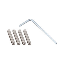 2X Stainless Steel,Glass Door Latches Lock/Bolt,138A ,Without Drilling,for Double Glass Door, Frameless Glass Door