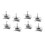 Glass Bed Clip Compatible with  3/3 Pro/V2/3S, 5/Pro, Adjustable 3D Printer Clip Clamp Accessories,8 Pcs 1