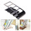 2X TV DVD Remote Control Holder Stand Rack Storage Organiser Shelfs (Black) 4
