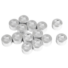 40Pcs Aluminum Column Flat Gasket Bushing 6mm Aluminum Bushing Aluminum Barrier 3D Printer Accessories for