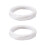 2X 3D Drucker Stift Filament 1.75mm Pla 10M(Weiss Pla) 1