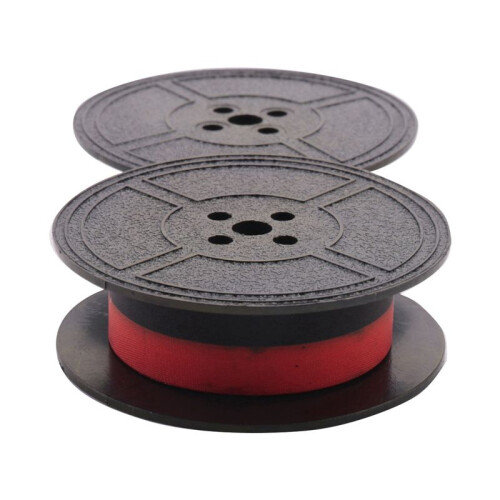 2Pack Typewriter Ribbon Twin Spool Typewriter Ribbon Red and Black Twin Spool Replacement Pack for Most Typewriter 2