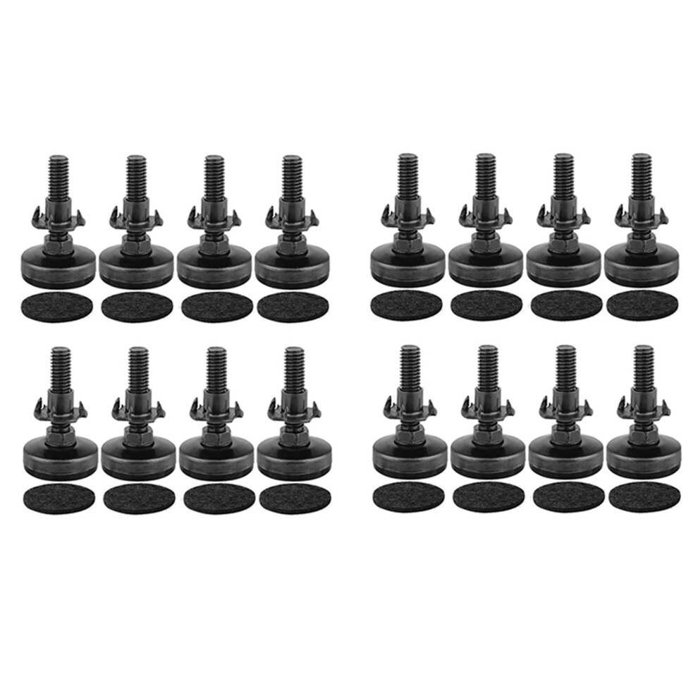16Pcs Furniture Levelers Heavy Duty Furniture Leveling Feet Adjustable Leg Levelers For Cabinets Tables Chairs Raiser 4711208222045