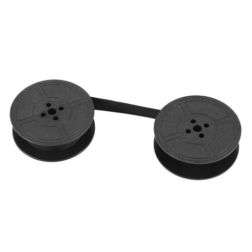 4Pack Typewriter Ribbon Twin Spool Typewriter Ribbon Ink Twin Spool Pack Ink Replacement Part for Most Typewriter(Black) 2