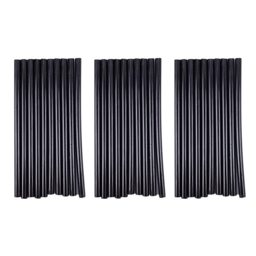 30Pcs Colle Adhésif Hot Melt 150X7mm Noir