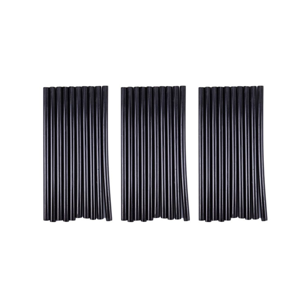 30Pcs Hot Melt Glue Adhesive Sticks 150X7mm Black 4713632021836