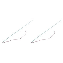 2X 540mm LEDBacklight Strip 60V 80LEDLamps Beads for 23.5Inch 24Inch Lcd Monitor with 6 Pin Power Cable