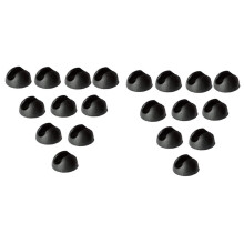 20 PCS Hairpin Leg Protector Feet Metal Coffee Table Leg Feet for 10-12mm Hairpin Table Legs DIY Furniture Supplies