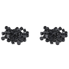 en Plastique Housse Ronde de Pied de Meuble 22mm de Dia 100 Pcs