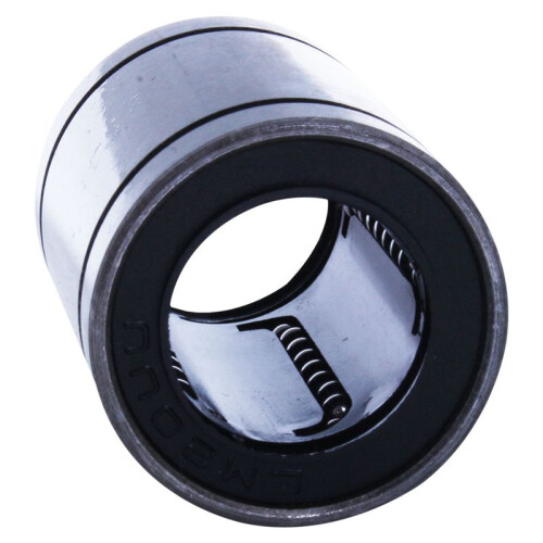 6X LM20UU 20mm Inside Dia Linear Motion  Bush Bearing Bushing Silver 1