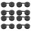 8 Pack Typewriter Ribbon Twin Spool Typewriter Ribbon Ink Twin Spool Ink Replacement Part for Most Typewriter(Black) 1
