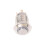 5X 3V Push Button  Doorbell Button  LED 12 mm Silver 2